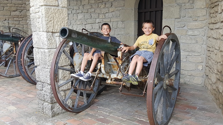 Cannons in San Marino
