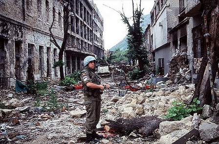 Mostar during Bosnian War
