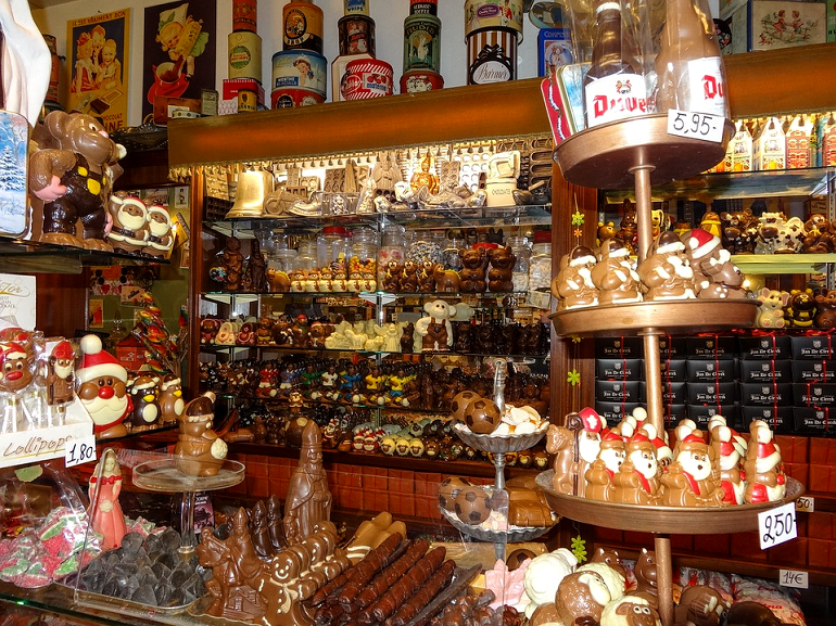 Bruges chocolate shop