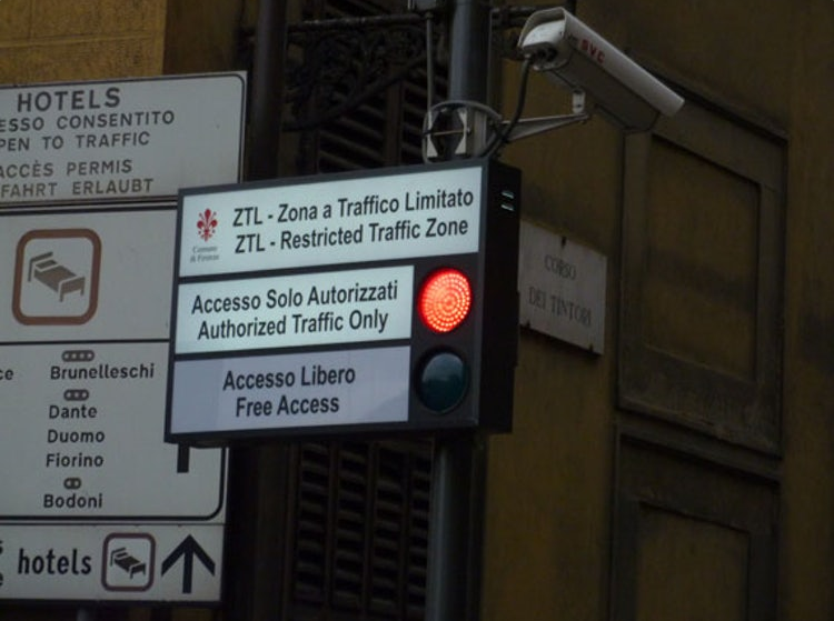 Restricted Traffic Zone in Florence